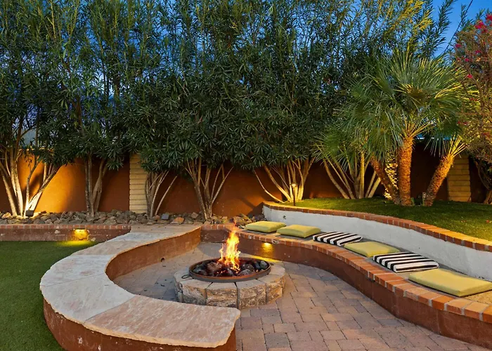 Desert Oasis - Epic Backyard Pool Bocce Firepit *